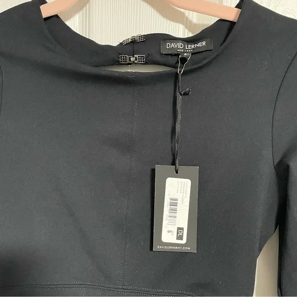 David Lerner Revolve Open Back Bodycon Little black Dress Size S - Picture 5 of 10